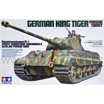 Tamiya German King Tiger Porsche Turret 1:35