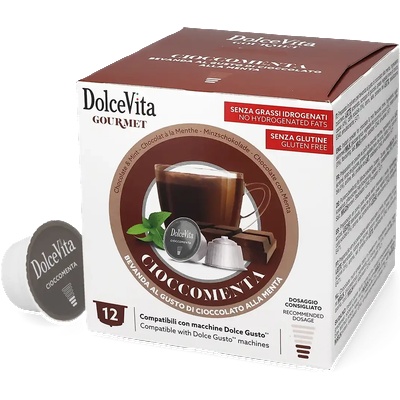 Dolce Vita | Cioccomenta - Mátová čokoláda - 12 капсули за Dolce Gusto