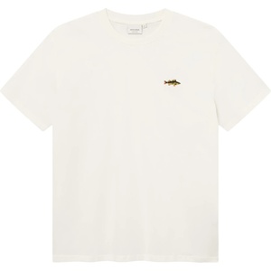 DEDICATED Мъжка тениска DEDICATED T-Shirt Stockholm Perch EMB T-shirt - Off-White (217-0112-0212)