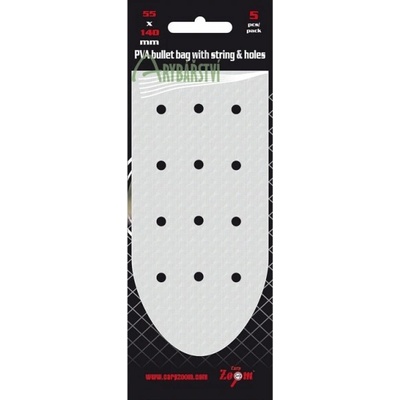 CARP ZOOM PVA sáček PVA Bullet Bags 5 ks - 140 x 55 mm
