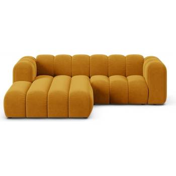 Micadoni Жълт ъглов диван (ляв ъгъл) Lupine - Micadoni Home (MIC_0LC_44_F1_LUPINE7)