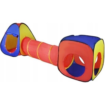 KRUZZEL Detský stan 3 v 1 farebný