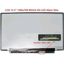 Display B133XW07 V.1 13.3" 1366x768 LED 40pin Slim lesklý povrch
