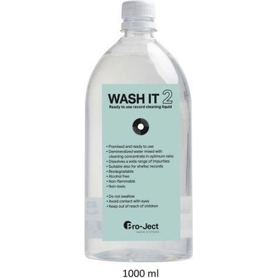 Pro Ject Wash it 2: Čistící kapalina na vinylové a šelakové desky 1000ml – Zbozi.Blesk.cz