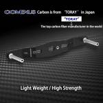 GOMEXUS Двойна дръжка GOMEXUS Carbon Handle for Baitcasting Reel DC Black за макари Daiwa, Shimano и други Риболовна макара