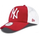 Šiltovky New Era 9Forty Trucker Clean T NY Scarlet White Cap