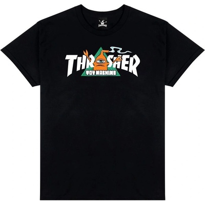 Tričko Thrasher X Toy Machine Pyramid black – Hledejceny.cz