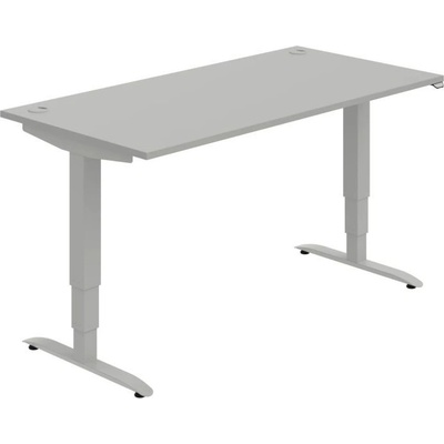 OFFICE PRO s.r.o. HOBIS výškovo nastaviteľný stôl MOTION MS 3 1600, stand.ovládanie, šedá