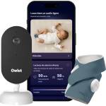 Owlet Умен чорап със сензор Owlet Dream Duo - С камера Dream Sight, Bedtime Blue (PSR3NWBIN) - ozone Бебефон