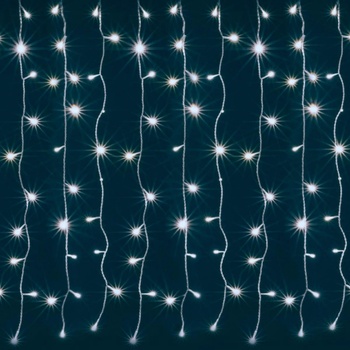 Vianočné osvetlenie LED svetelný záves KIN 168 WH SOMOGYI