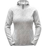 Stedman lux hooded knitfleece jacket st5560 / Дамско плетено поларено яке с качулка - светлосив хедър xxl (st5560lghxxl)