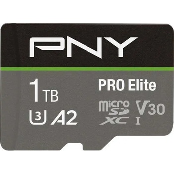 Image 1 of PNY microSDXC Pro Elite 1TB C10/U3 P-SDU1TBV32100PRO-GE
