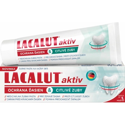 Lacalut Aktiv ochrana dásní&citlivé zuby 75 ml