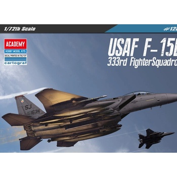 Academy Изтребител F-15E USAF 333th Fighter SQ modeler* s EDI м. 1/72 (12550)