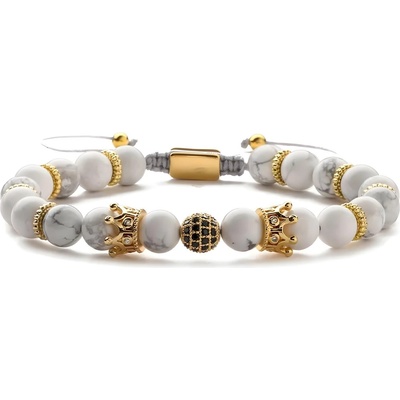 HARAHU Гривна er-34440 - Бяла / Златна kp34440 (er-34440)