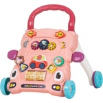 Chipolino Музикална играчка на колела Chipolino - Весели животинки, розова (MIKFAN0242PI) - ozone Проходилка
