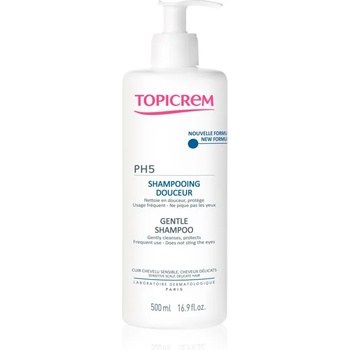 Image 1 of TOPICREM PH5 Gentle Shampoo деликатен шампоан за ежедневна употреба за чувствителна кожа на скалпа 500ml