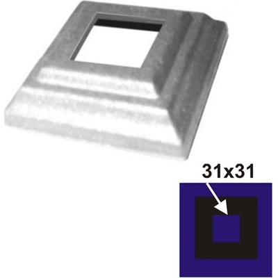 EKOfence Rozeta 60x60, h17, t4mm 5159