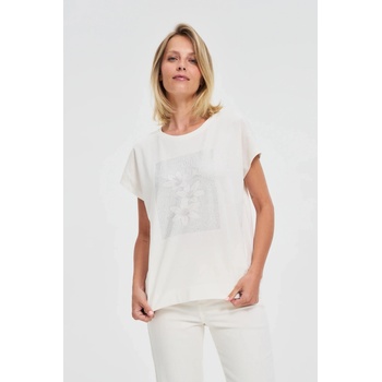 Moodo Бяла дамска тениска Moodo Moodo | Byal | ЖЕНИ | XS