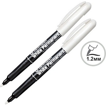 Image 1 of Centropen Маркер перманентен Centropen 8586 бял