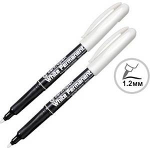 Centropen Маркер перманентен Centropen 8586 бял