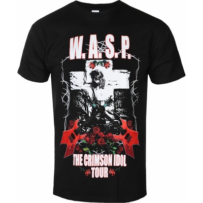 Мъжка тениска w. a. s. p. - crimson idol tour - plastic head - phd12253