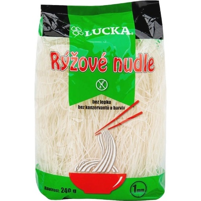 Lucka cestoviny nudle rýžové 1 mm bezlepkové 240 g