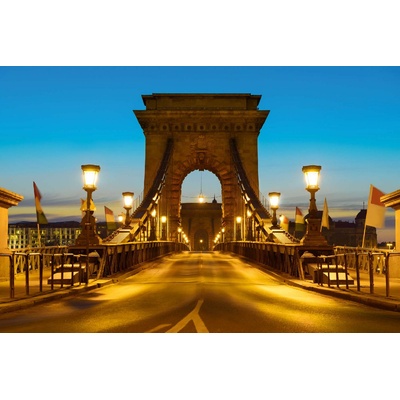 DIMEX ART Флизелинов фототапет мостът в будапеща 375 x 250 см