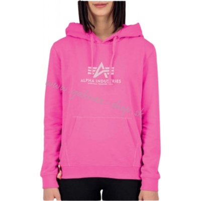 Alpha Industries New Basic Hoody Wmn magenda