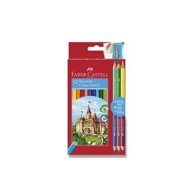 Faber Castell pastelky 110312 12 farieb + 6 farieb