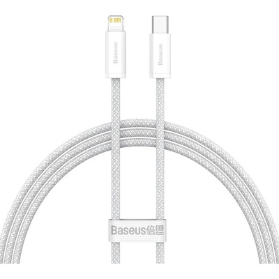 Baseus CALD000002 USB Typ C - Lightning Power Delivery 20W, 1M, bílý