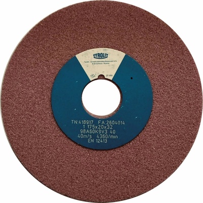 Tyrolit 98A60K9V40 Brúsny kotúč 175 x 20 x 32 mm 60 T418917