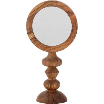 Bloomingville Козметично огледалце Malukka 40 см кафяво (82068456)