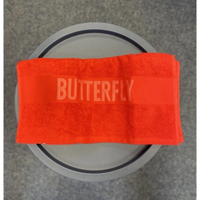 Butterfly ručník Taoru 50 x 100 cm červený