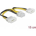 Delock Захранващ кабел DELOCK 2x 4 пина Molex мъжки 8 пина EPS мъжки 15cm 83410 (83410)