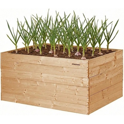 Atmowood Modřínový vyvýšený záhon 120 x 80 x 60 cm hnědý