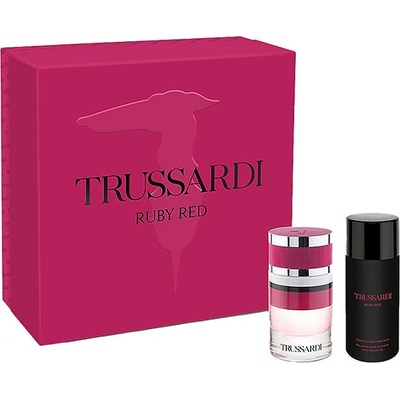 Trussardi Ruby Red подаръчен комплект с парфюмна вода 60 мл за жени 1 бр