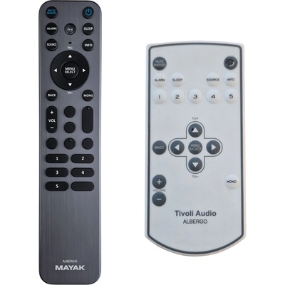 GENERAL TIVOLI AUDIO Albergo, Albergo+ - метал и подсветка дистанционно управление дубликат (Albergo, Albergo+)