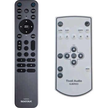 GENERAL TIVOLI AUDIO Albergo, Albergo+ - метал и подсветка дистанционно управление дубликат (Albergo, Albergo+)