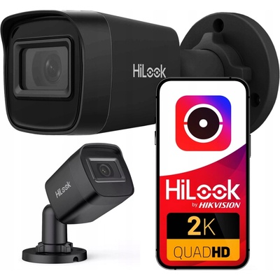 Hikvision HiLook Vnitřní a venkovní IP kamera IPC-B141H-C BLACK