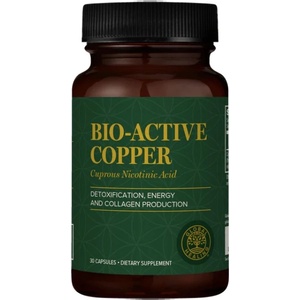 Global Healing Bio-Acitve-Copper 0.9 mg [30 капсули]