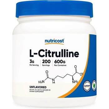 Nutricost L-Цитрулин 600 g прах | Nutricost (93378 (097101) NC)
