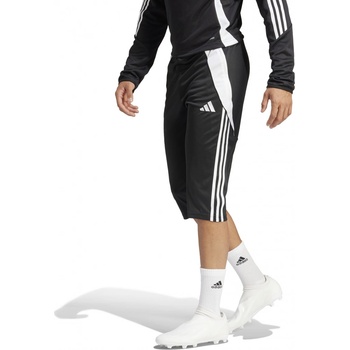 adidas tepláky 3/4 Tiro 24 s kapsami na zip černá