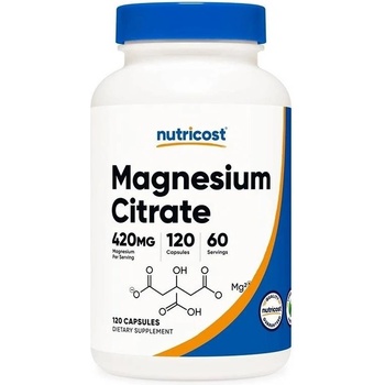 Nutricost Magnesium Citrate, 420 mg, 120 капсули, Nutricost (71895 (302101) NC)