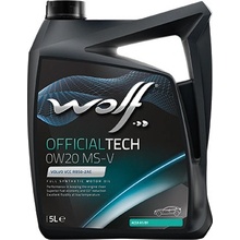 Wolf OFFICIALTECH 0W-20 MS-V 5 l
