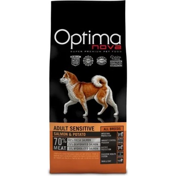 Image 1 of Optimanova Adult Sensitive Salmon & Potato 2 kg