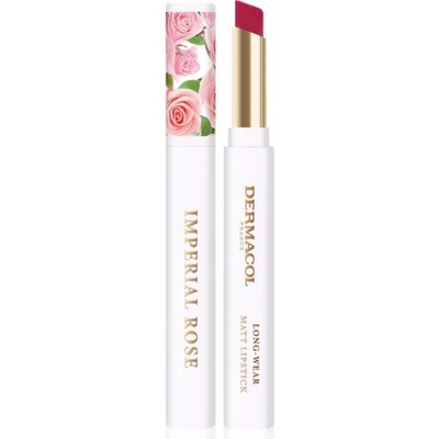Dermacol Imperial Rose Matt Lipstick dlouhotrvající matná rtěnka 04 1,6 g