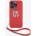DKNY Заден капак от PU кожа с лого на стека за iPhone 14 Pro Red DKNY DKNY | Cherven | ЖЕНИ | UNI