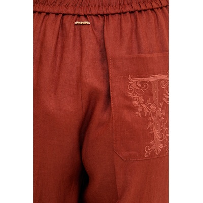 Twinset панталон дамски ленен (261TT2302)