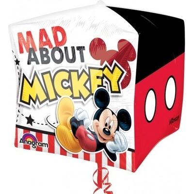 balónek Mickey Mouse kostka 38 x 38 cm